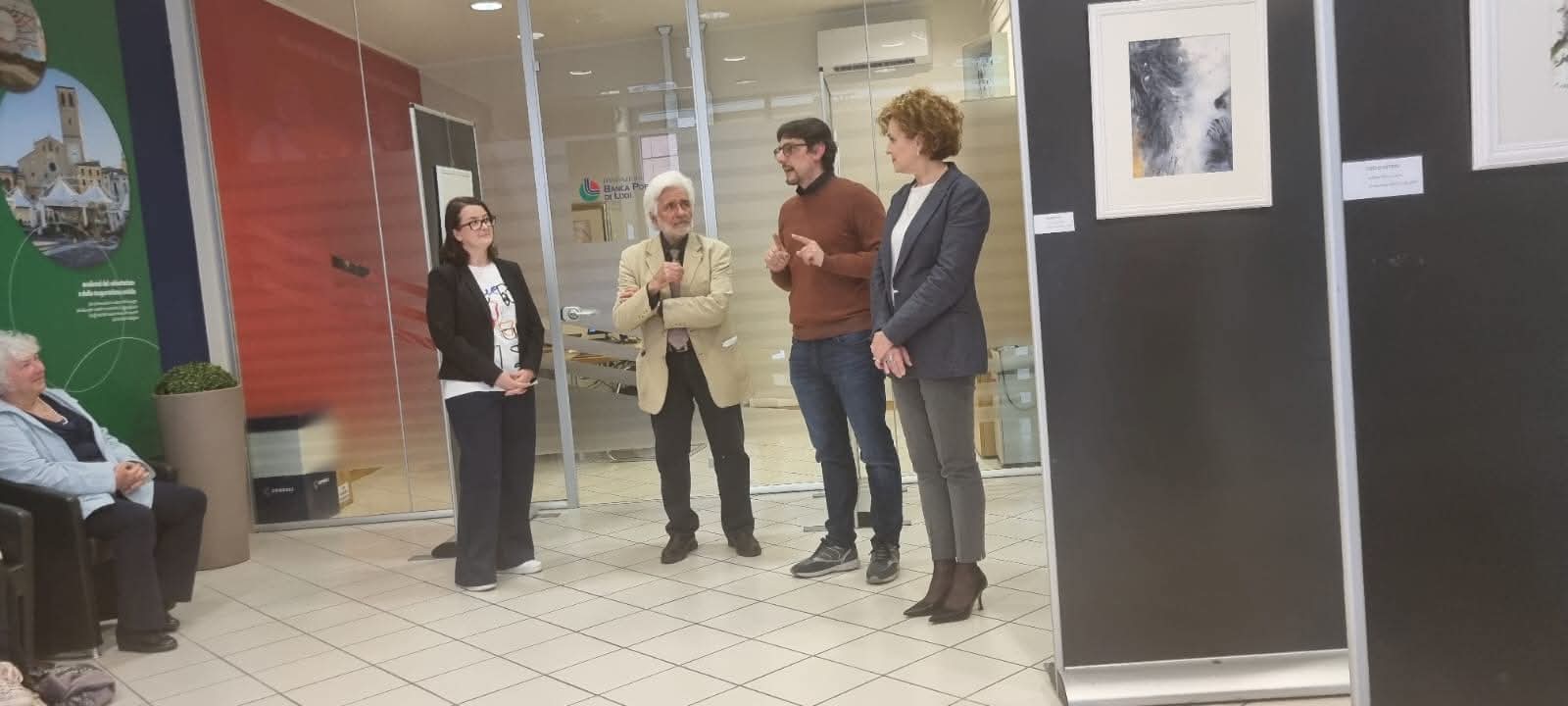 Arte in atrio, personal exhibition, Banca Bipielle Lodi, 2024