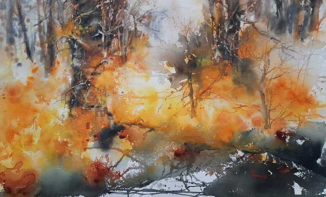 original watercolor, 65x42cm, euro 600