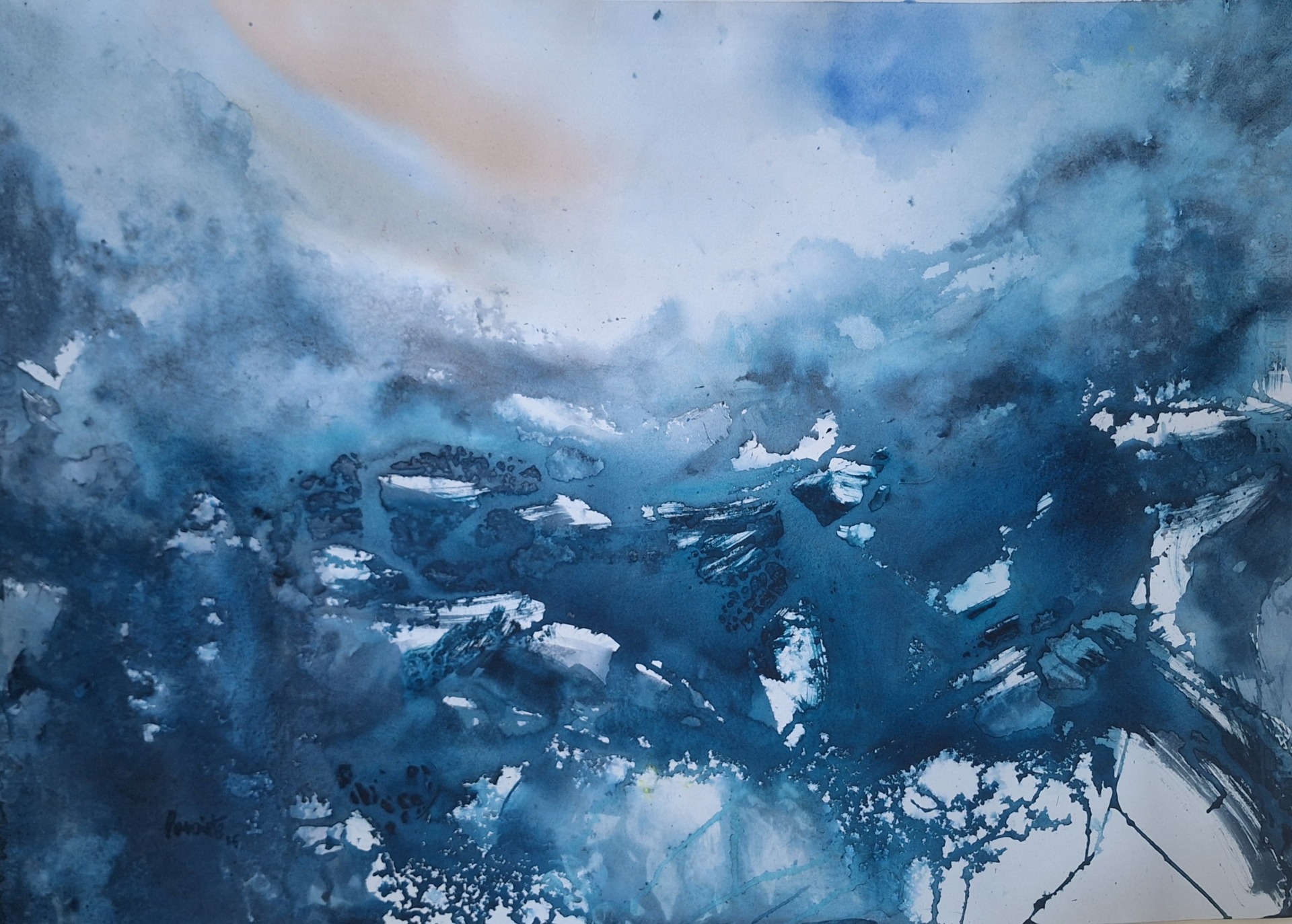 watercolor on paper, 47x67cm, euro 570