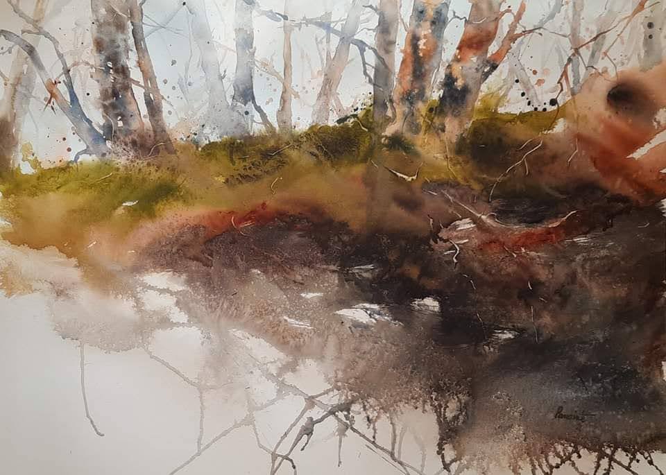 watercolor on paper, 50x70cm, euro 600,disponibile